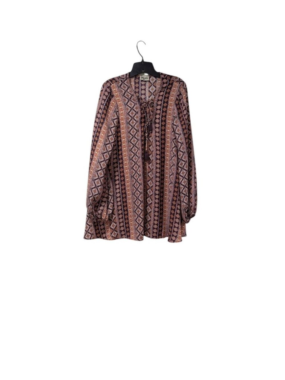 Show Me Your Mumu Multicolored Lightening Bird Geometric Tunic Bohemian Sz M
